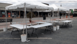 10 X 10 White Tent (frame tent)