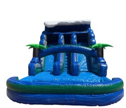 18' Palm Tree Double Lane Slide