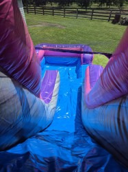 ME9e632b75500de9092c5a61870bef9712 1752765521 Girls Fantasy Bounce House w/ Slide wet only